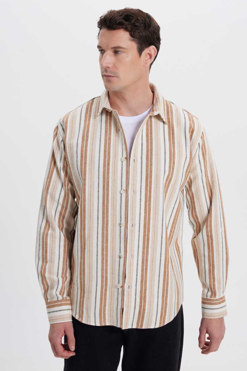Striped Ecru Shirt