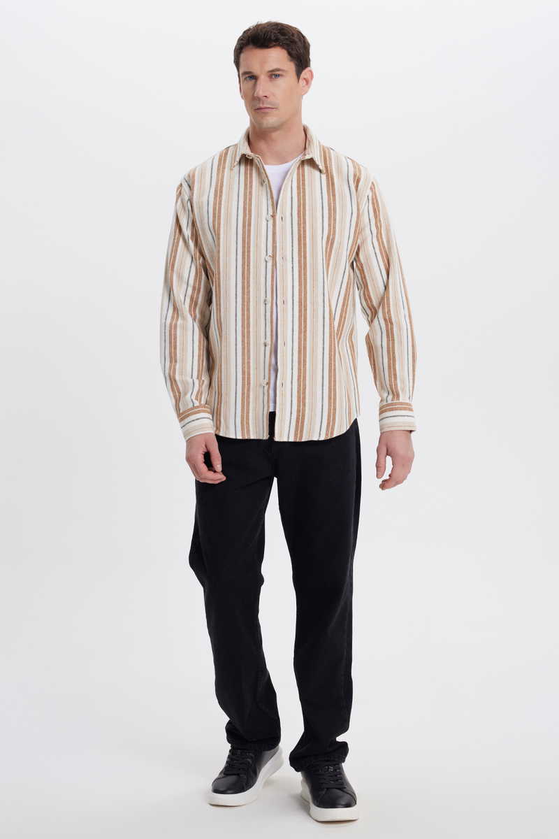 Striped Ecru Shirt
