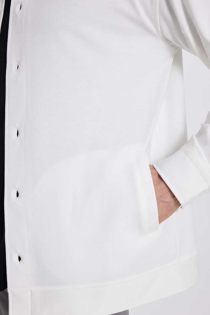 Knitted White Shirt Knitted White Shirt