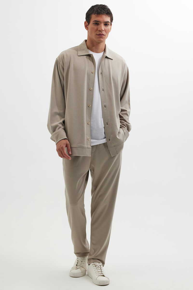 Knitted Beige Shirt Knitted Beige Shirt