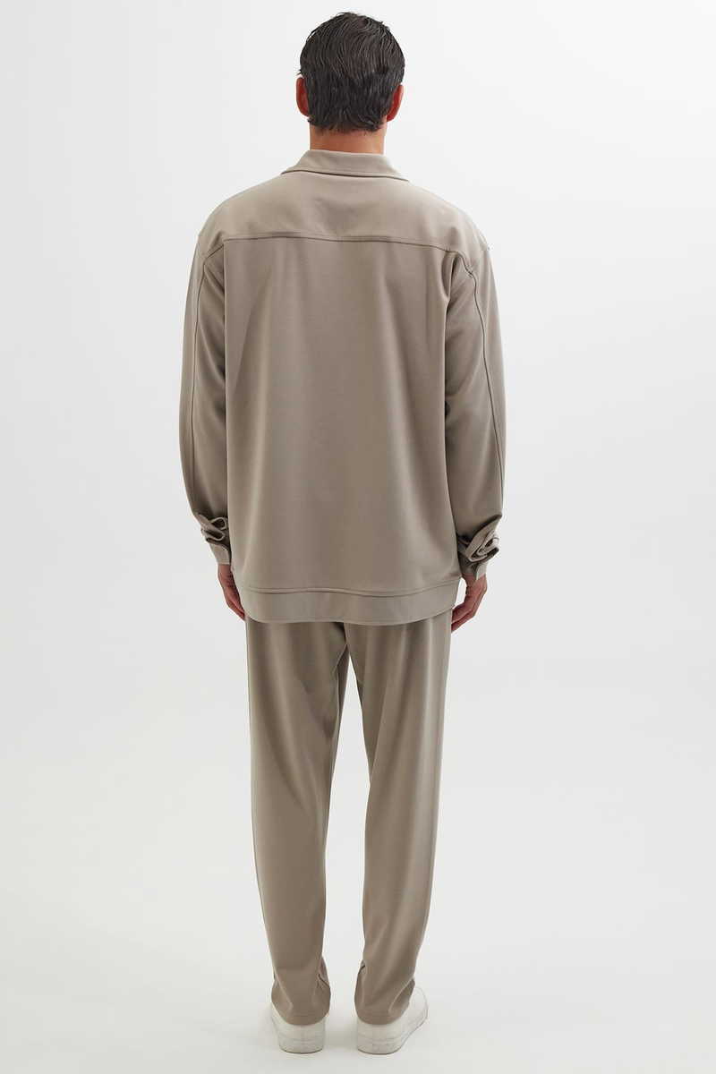Knitted Beige Shirt Knitted Beige Shirt