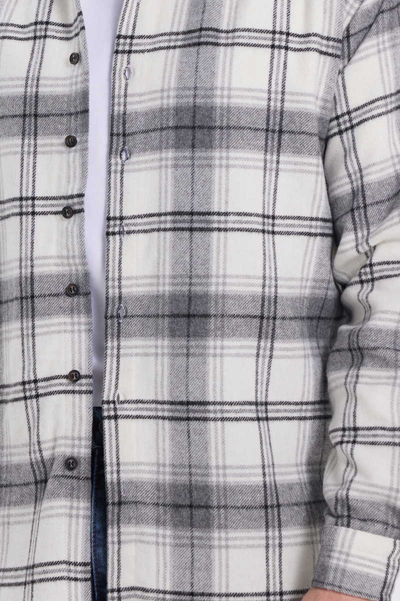 Checked Grey Shirt