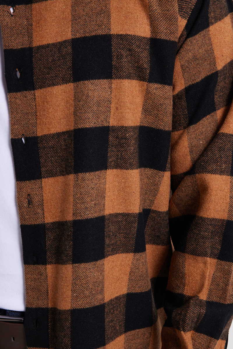 Checked Gold Shirt