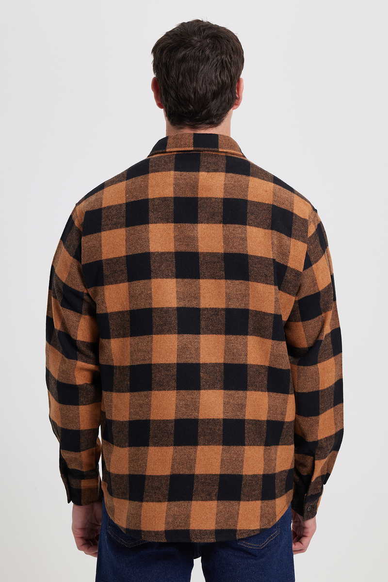 Checked Gold Shirt