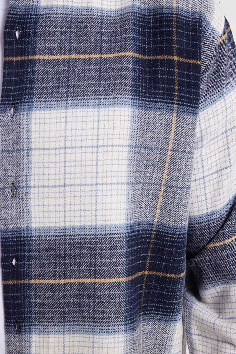 Checked Navy Blue Shirt