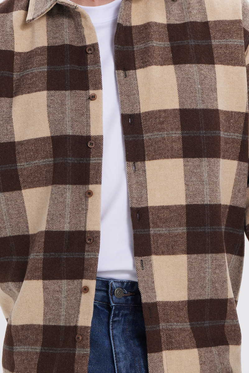Checked Brown Shirt Checked Brown Shirt