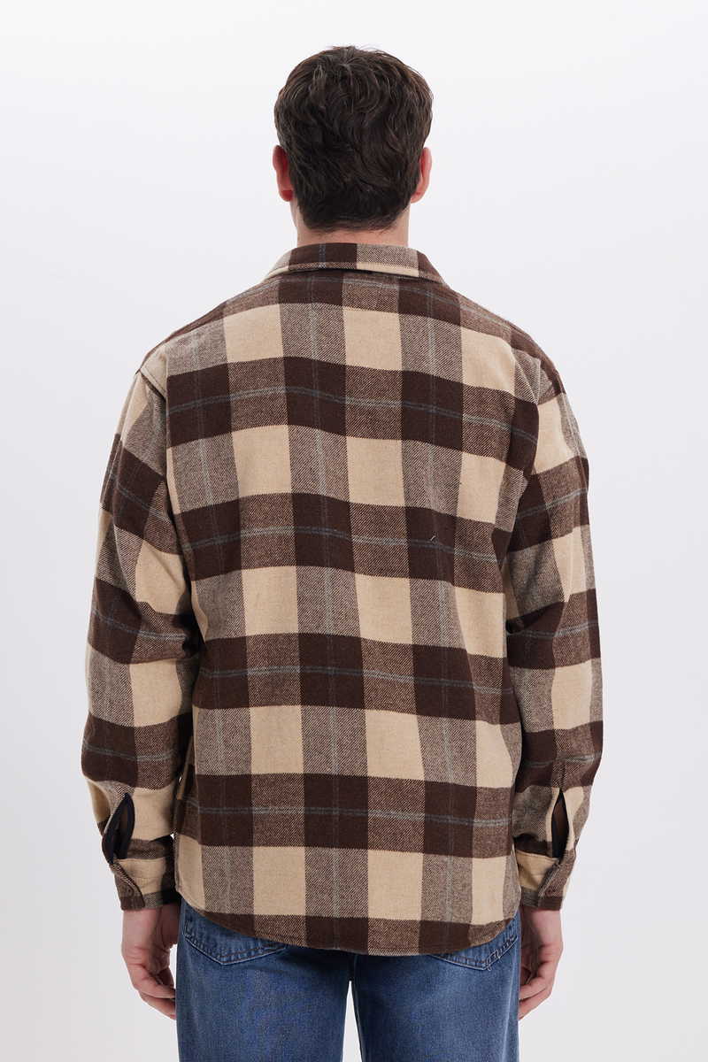 Checked Brown Shirt Checked Brown Shirt