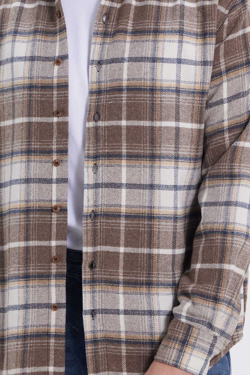 Checked Brown Shirt