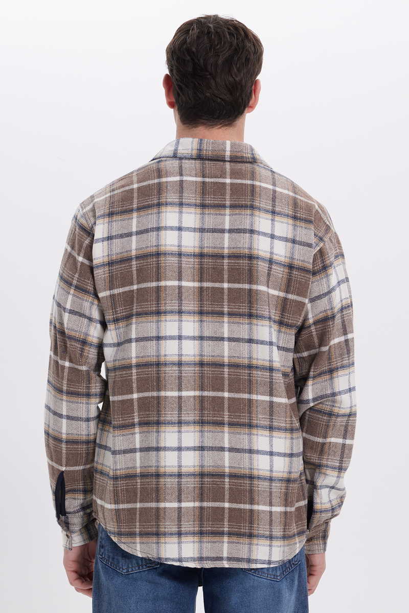 Checked Brown Shirt