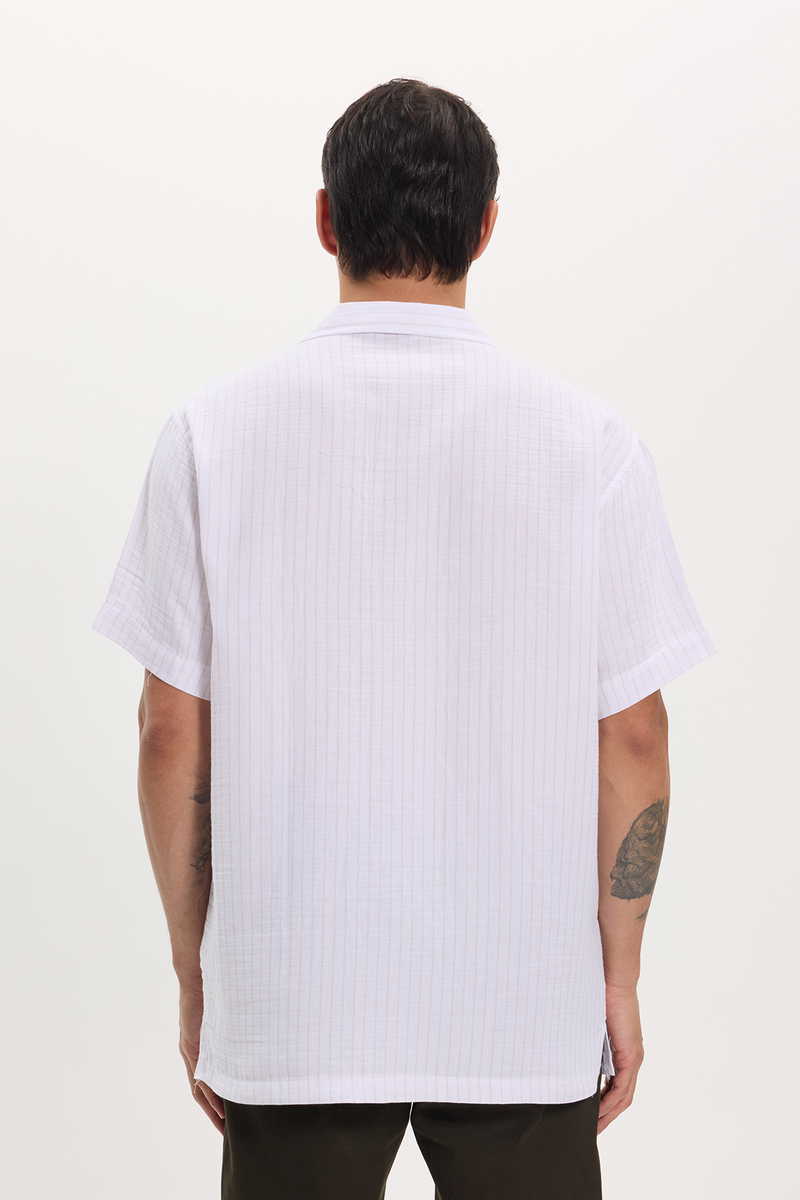 Striped White Shirt Striped White Shirt