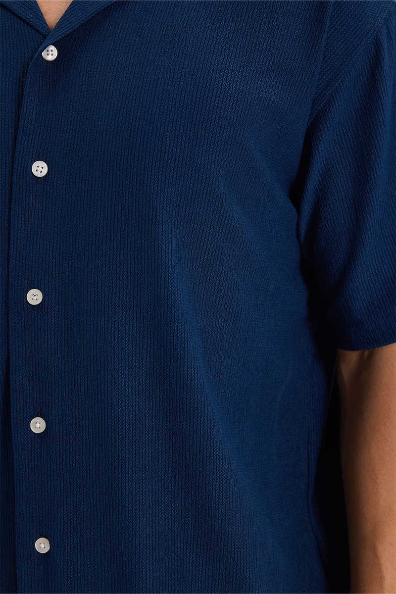 Plain Navy Blue Shirt