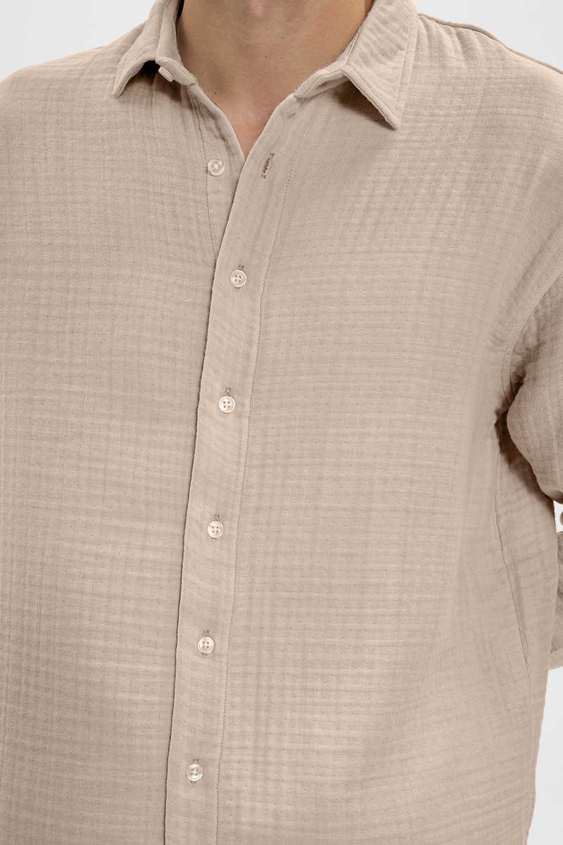 Plain Beige Shirt Plain Beige Shirt