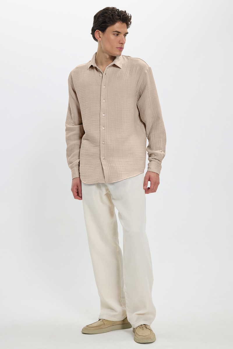 Plain Beige Shirt Plain Beige Shirt