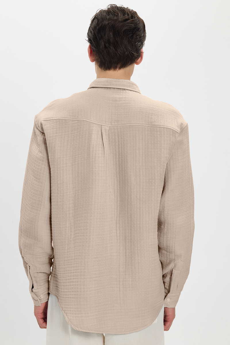 Plain Beige Shirt Plain Beige Shirt
