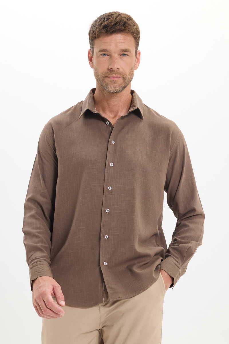 Plain Brown Shirt