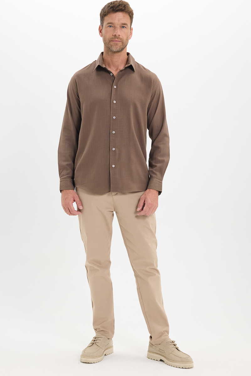 Plain Brown Shirt