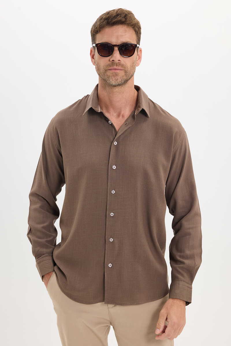 Plain Brown Shirt