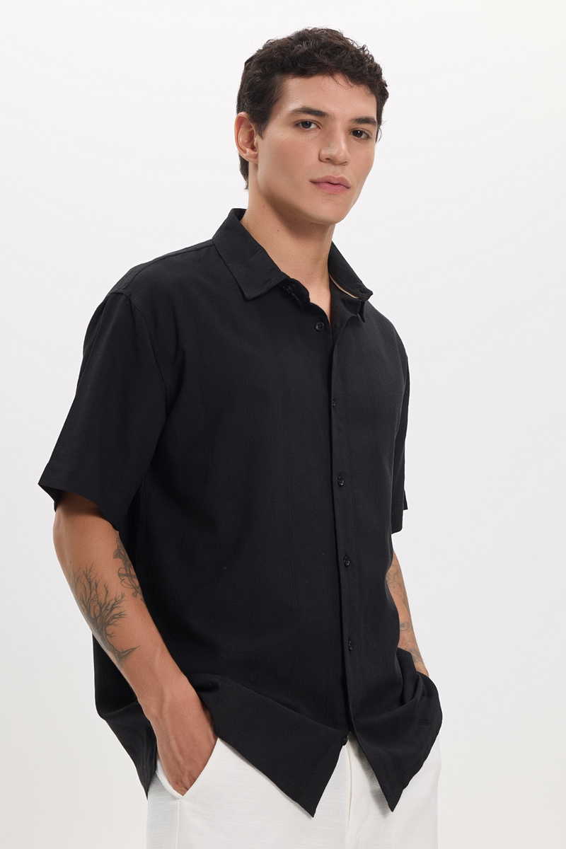 Striped Black Shirt