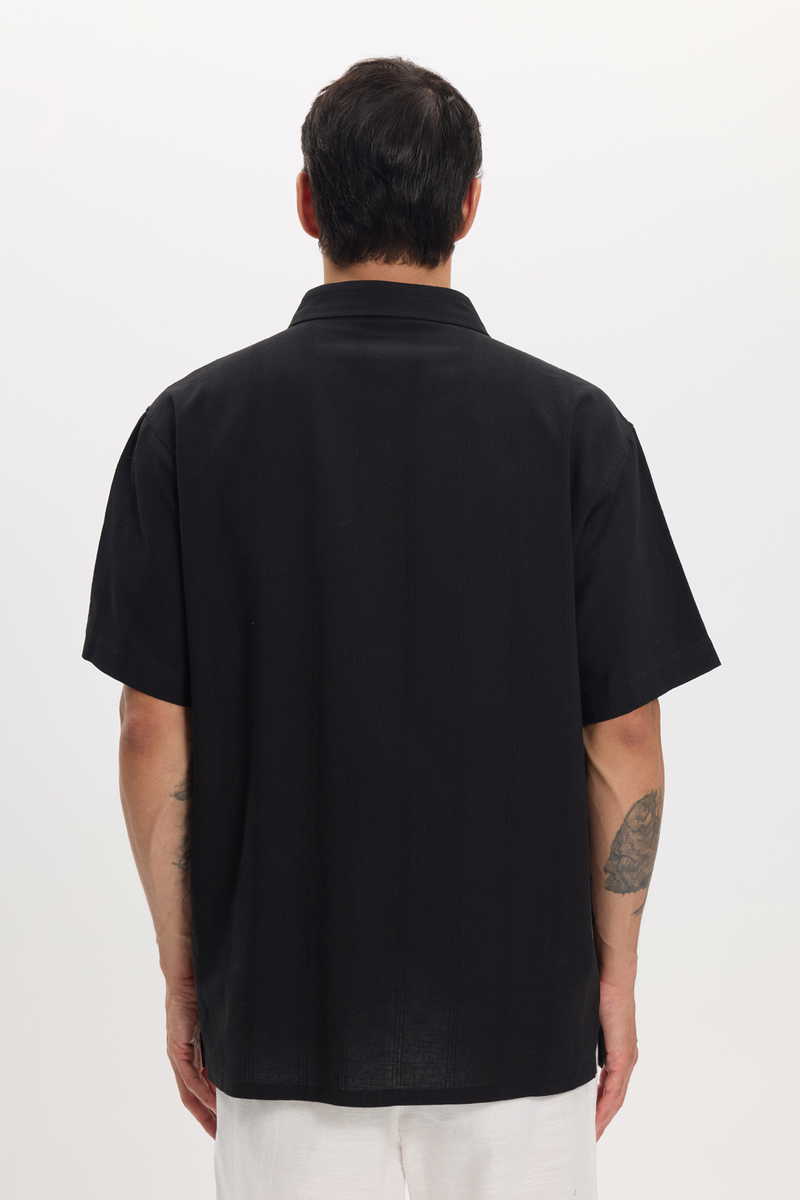 Striped Black Shirt Striped Black Shirt