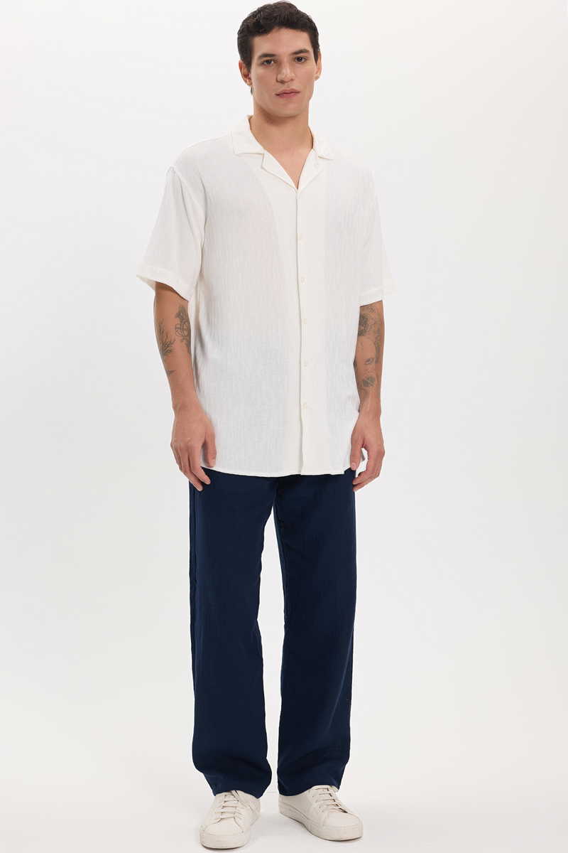 Knitted White Shirt
