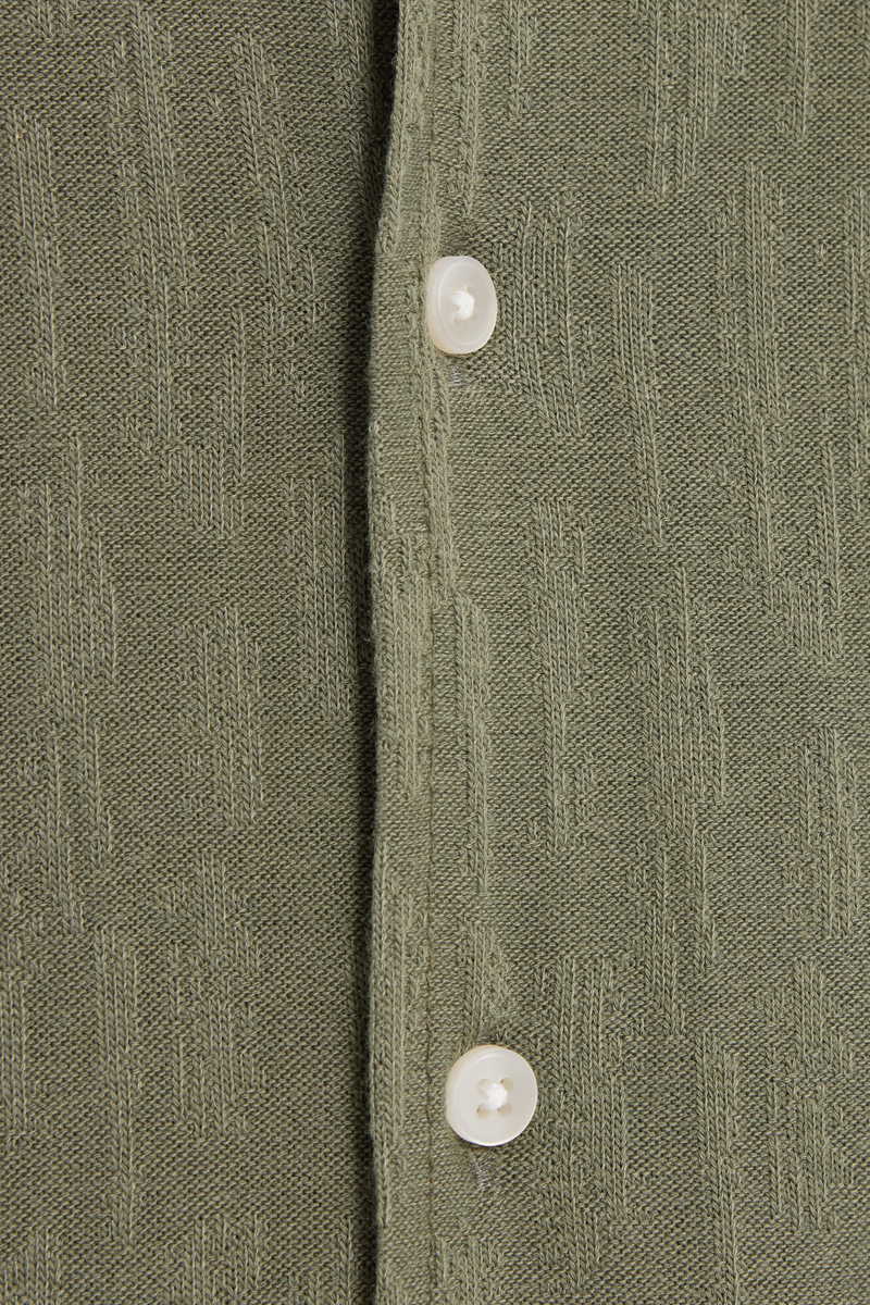Knitted Khaki Shirt Knitted Khaki Shirt