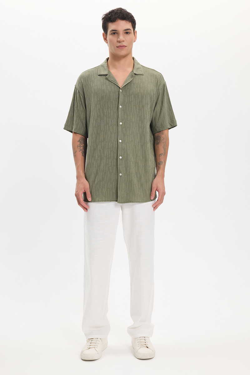 Knitted Khaki Shirt Knitted Khaki Shirt