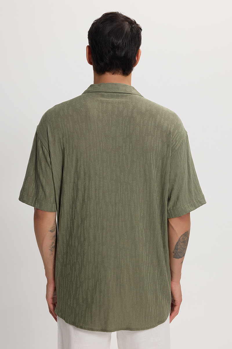 Knitted Khaki Shirt Knitted Khaki Shirt