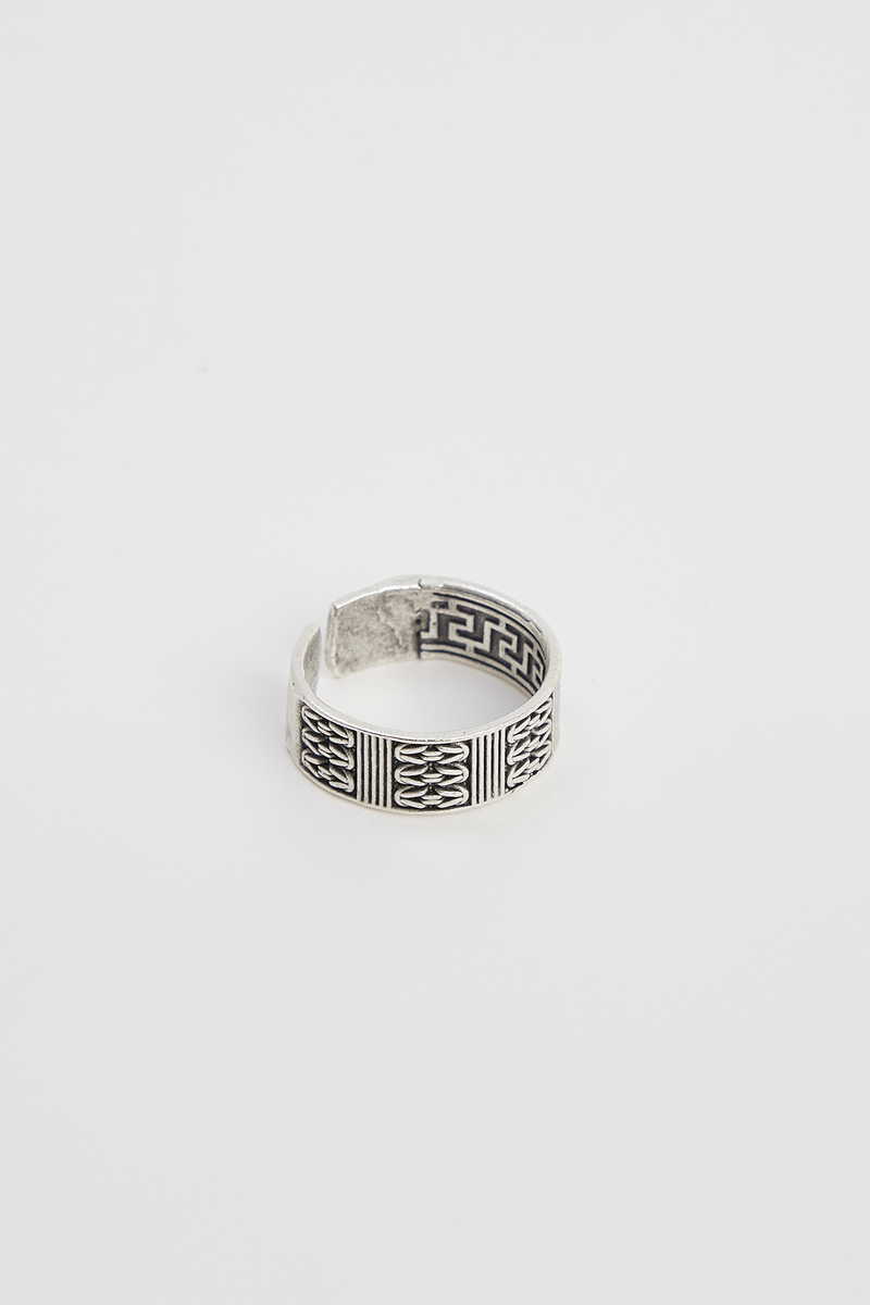 Patterned Silver Ring