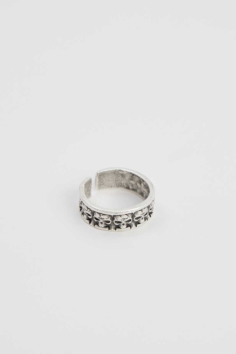 Patterned Silver Ring