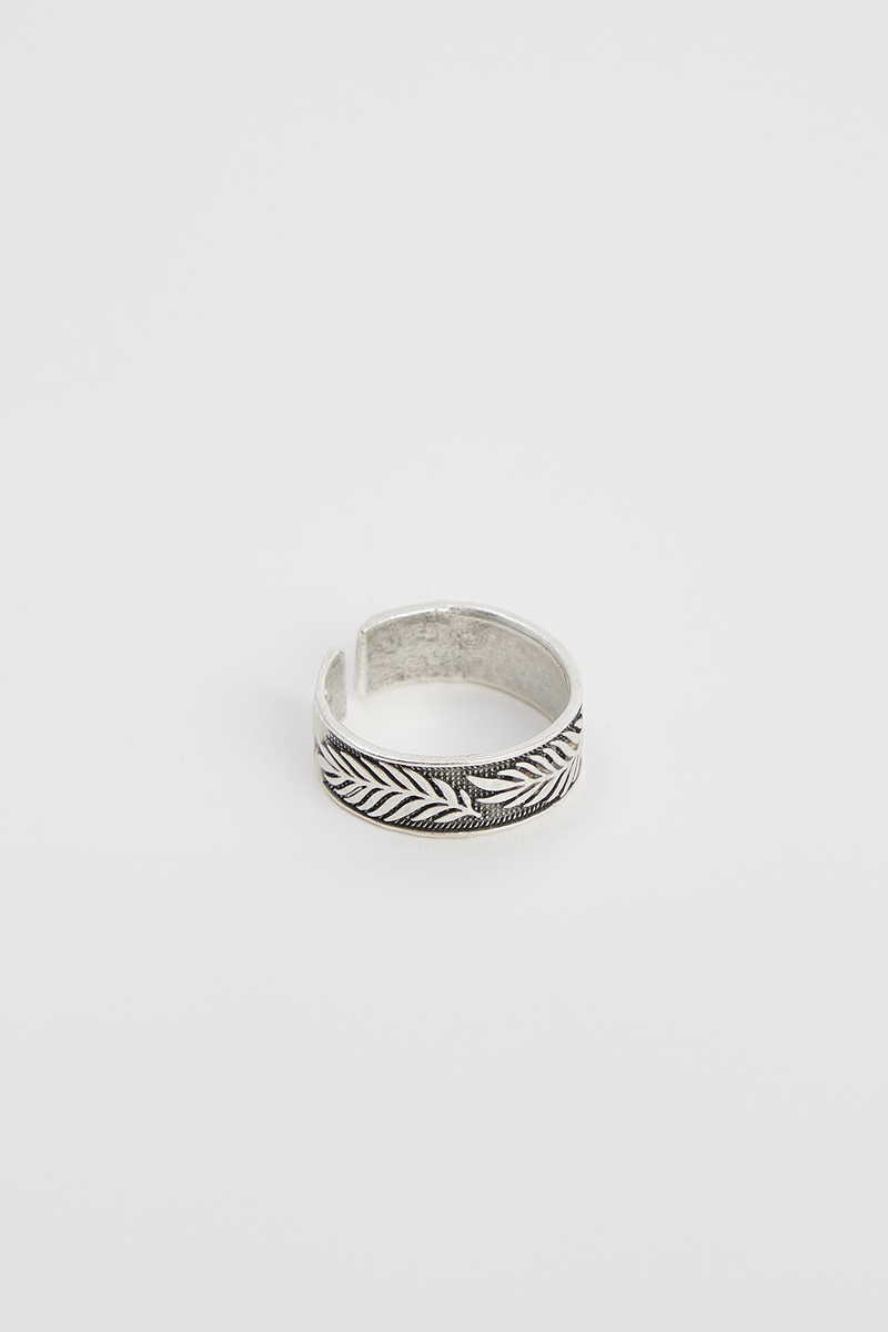 Patterned Silver Ring