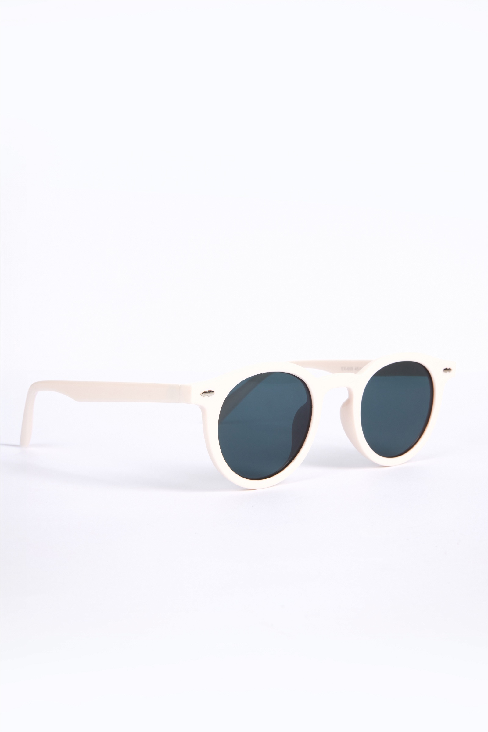 Plain Cream Sunglasses