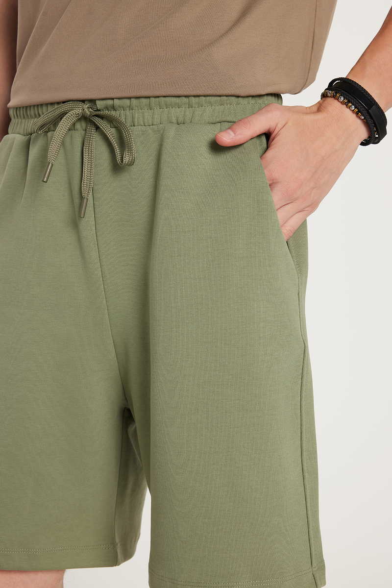 Plain Khaki Shorts