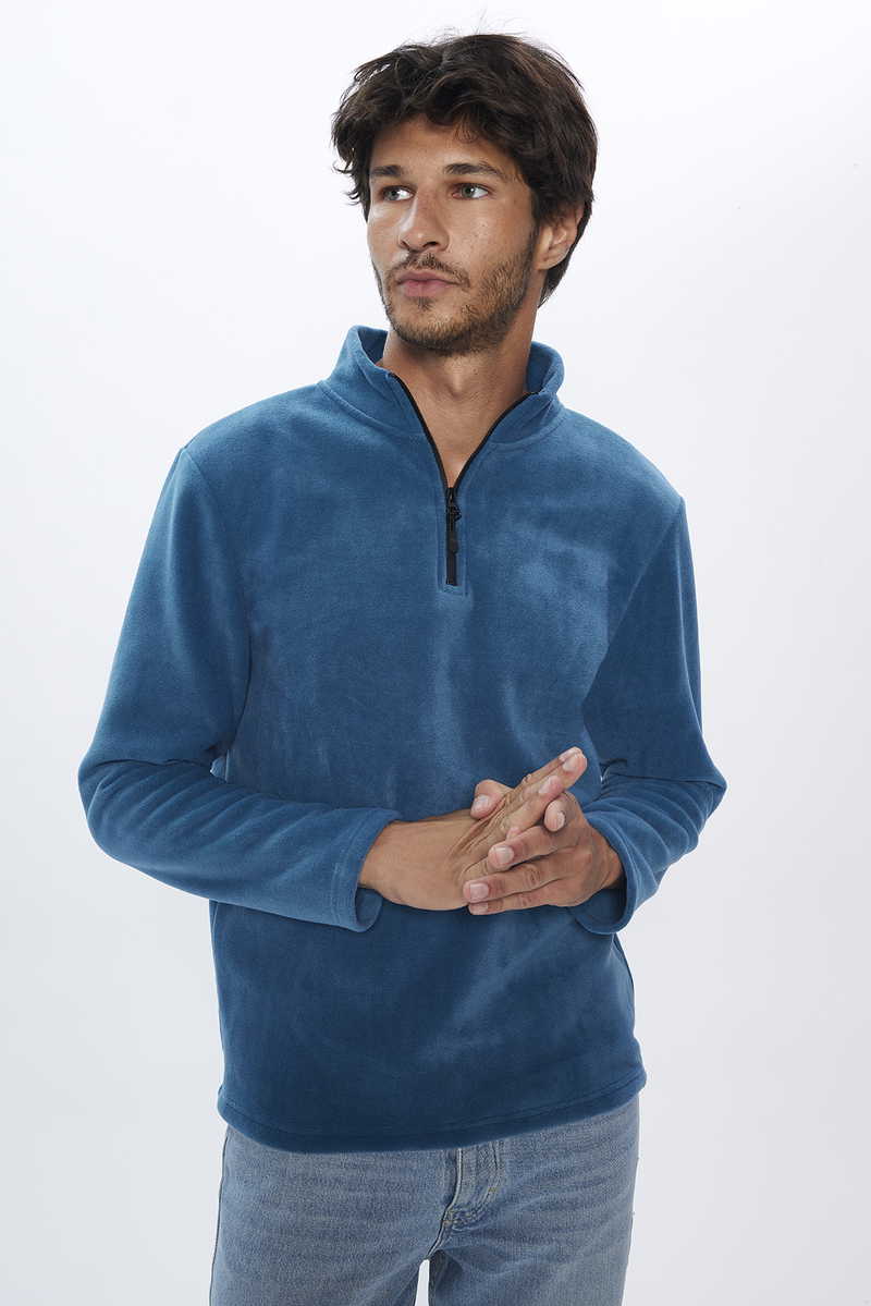 Plain Indigo Sweatshirt