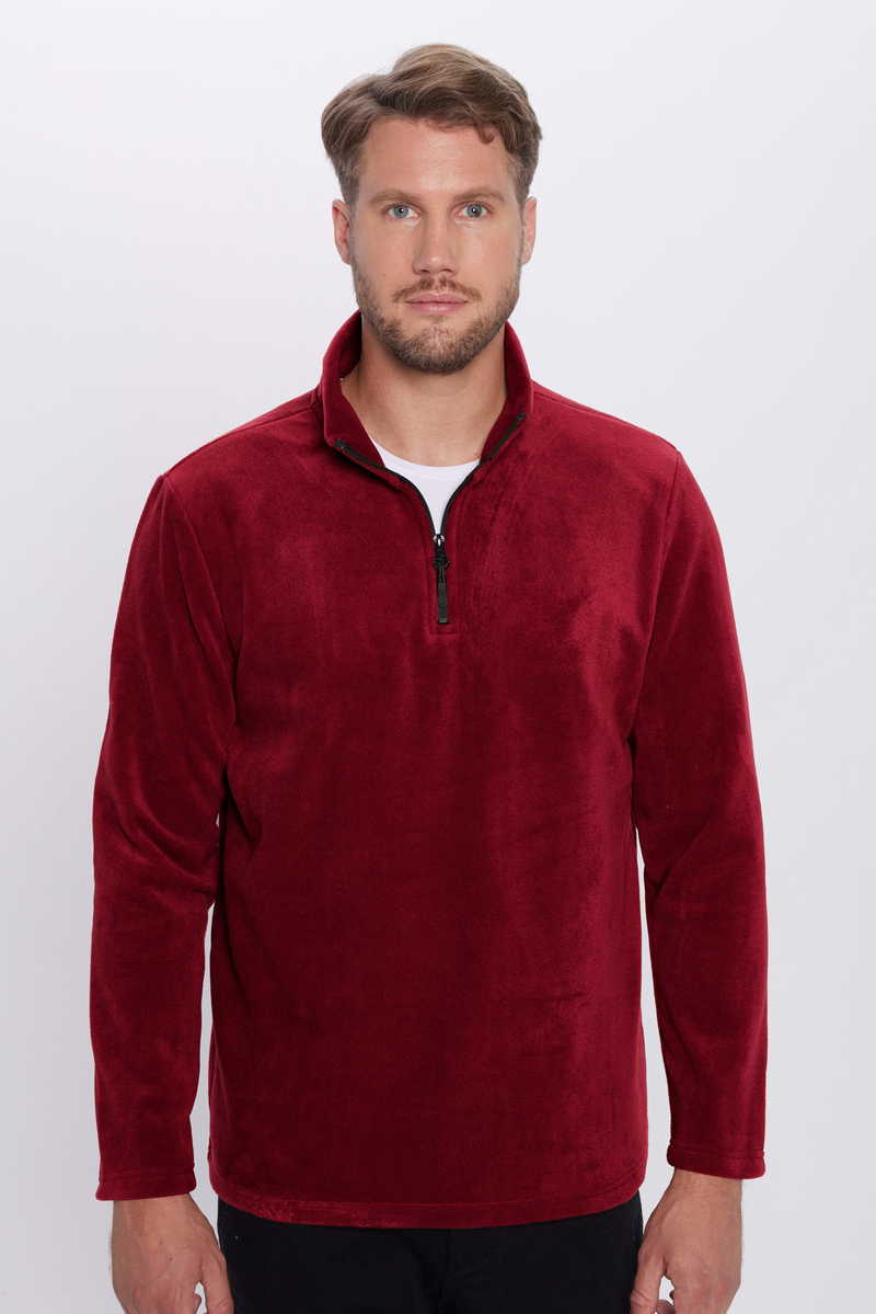 Plain Claret Red Sweatshirt