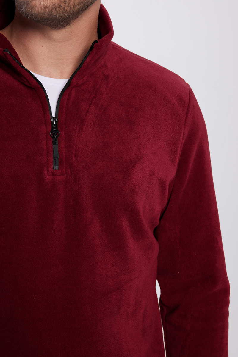 Plain Claret Red Sweatshirt