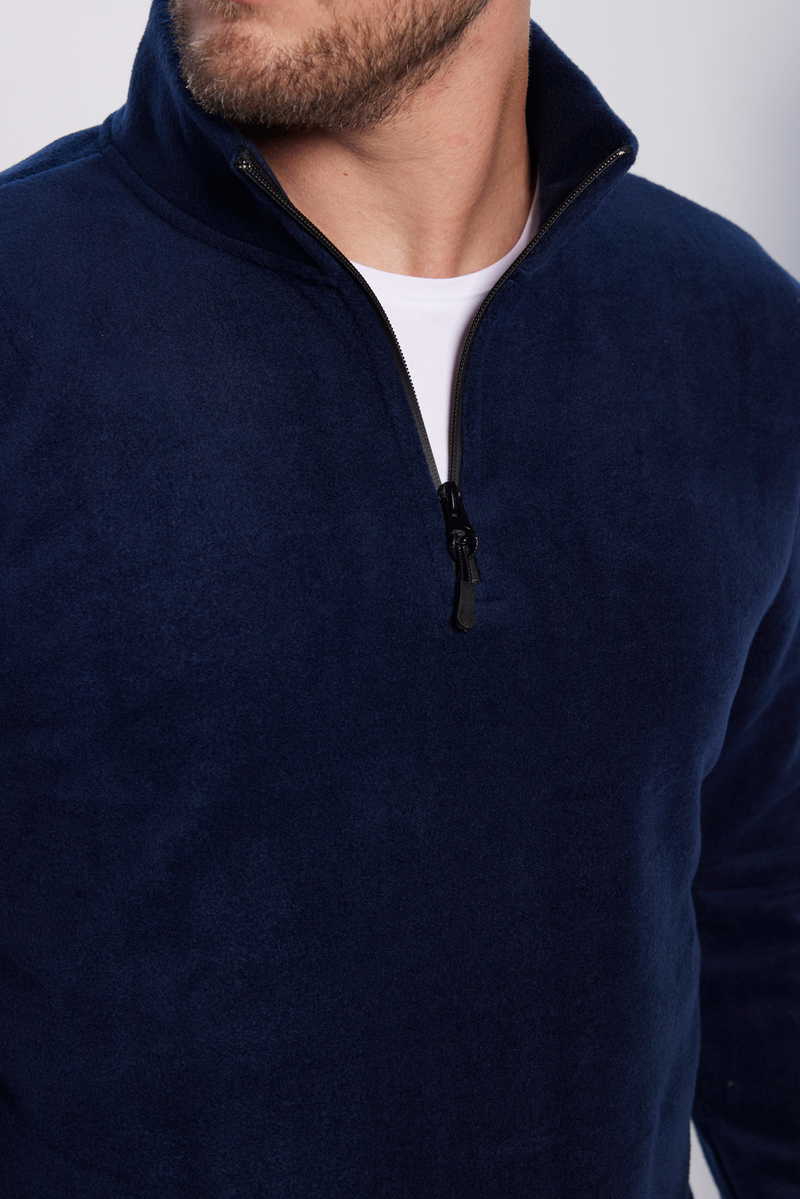 Plain Navy Blue Sweatshirt