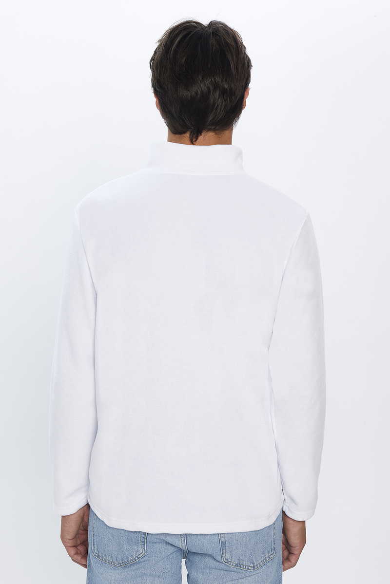 Plain Ecru Sweatshirt