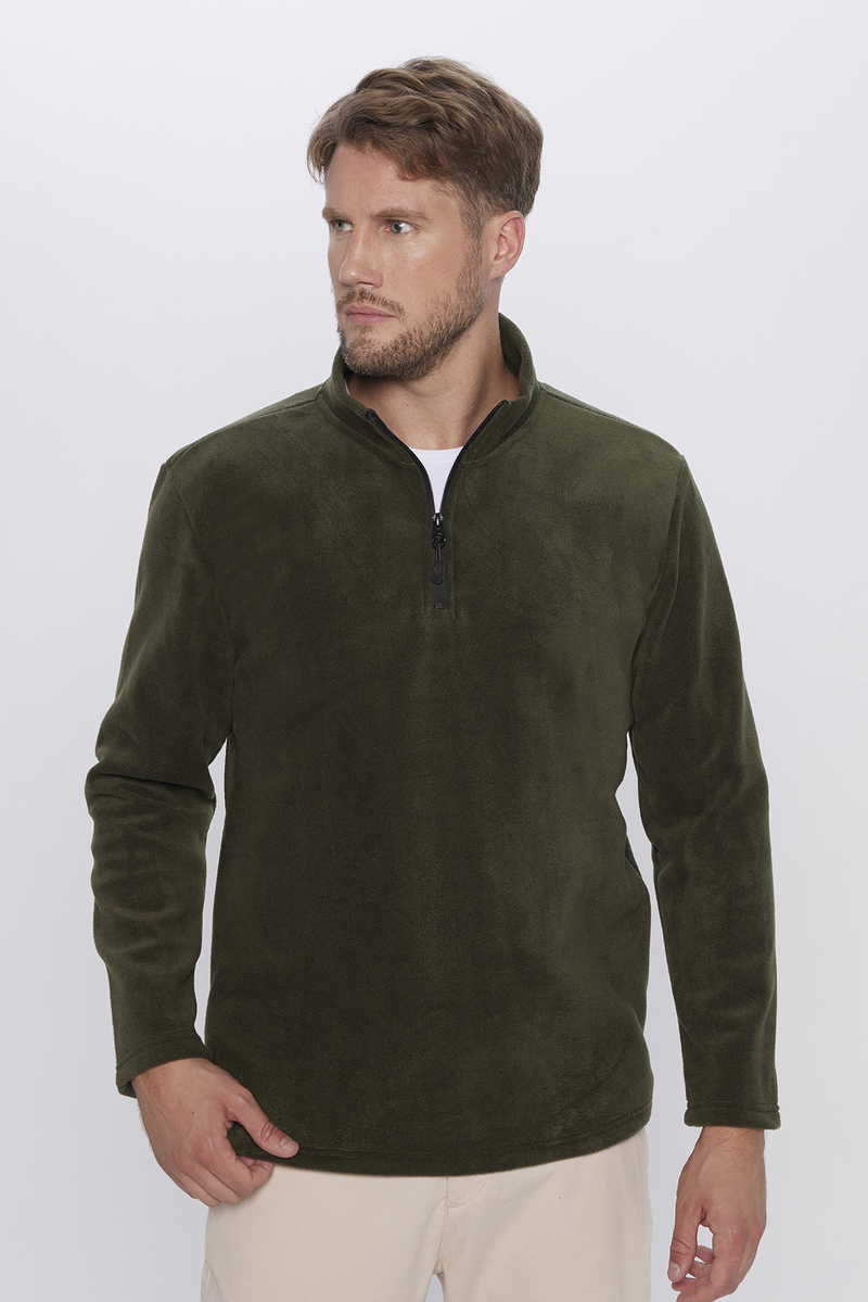 Plain Khaki Sweatshirt