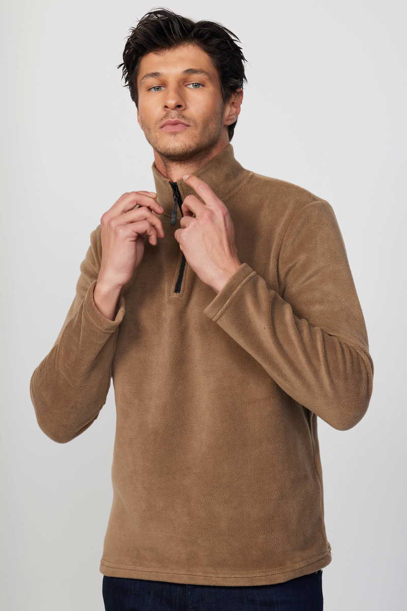 Plain Khaki Sweatshirt