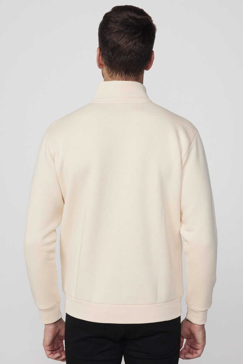 Plain Ecru Sweatshirt