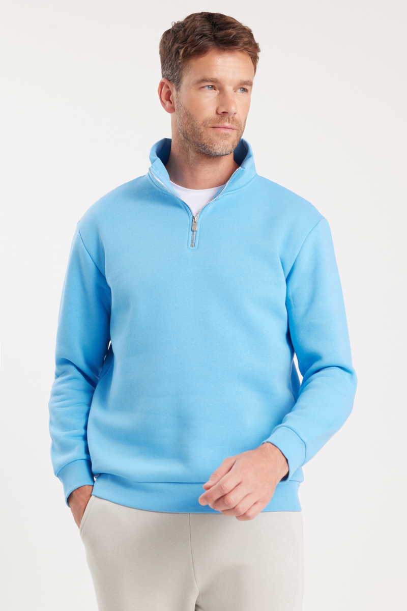 Plain Blue Sweatshirt