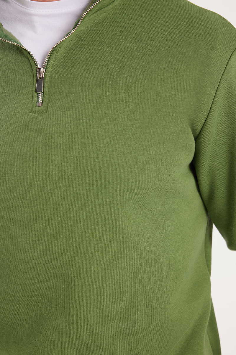 Plain Green Sweatshirt