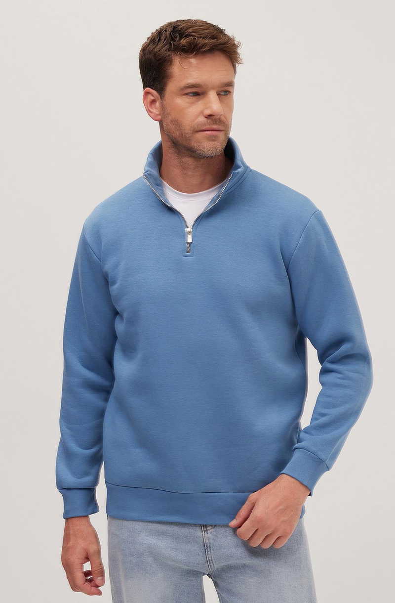 Plain Petrol Blue Sweatshirt