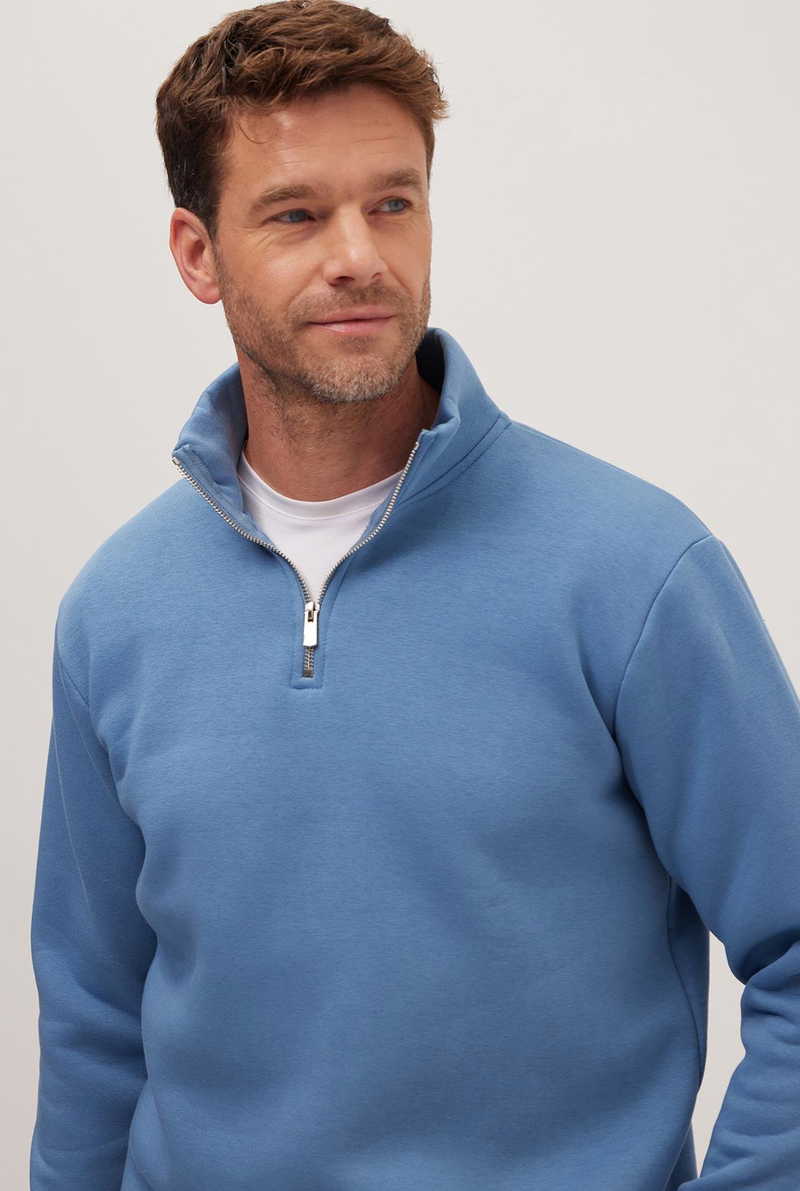 Plain Petrol Blue Sweatshirt