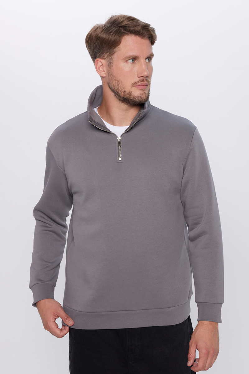 Plain Grey Sweatshirt