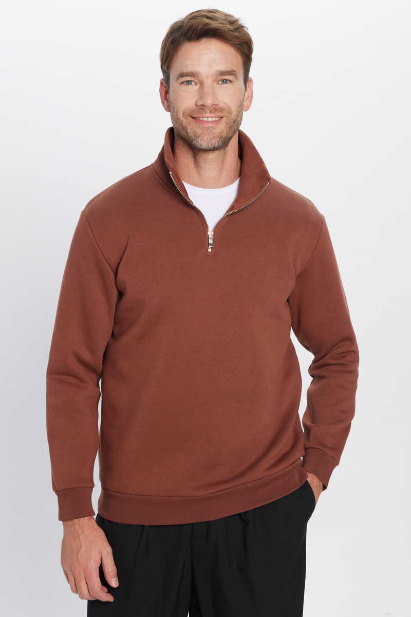 Plain Brown Sweatshirt