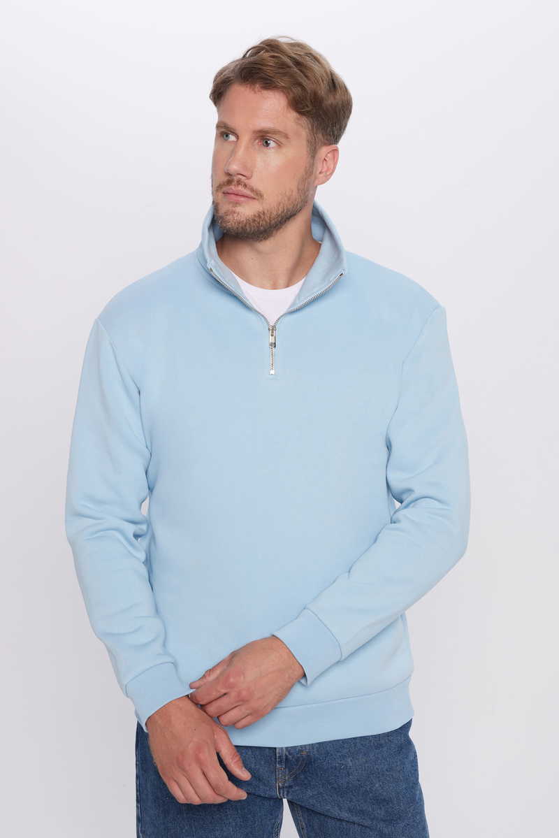 Plain Blue Sweatshirt