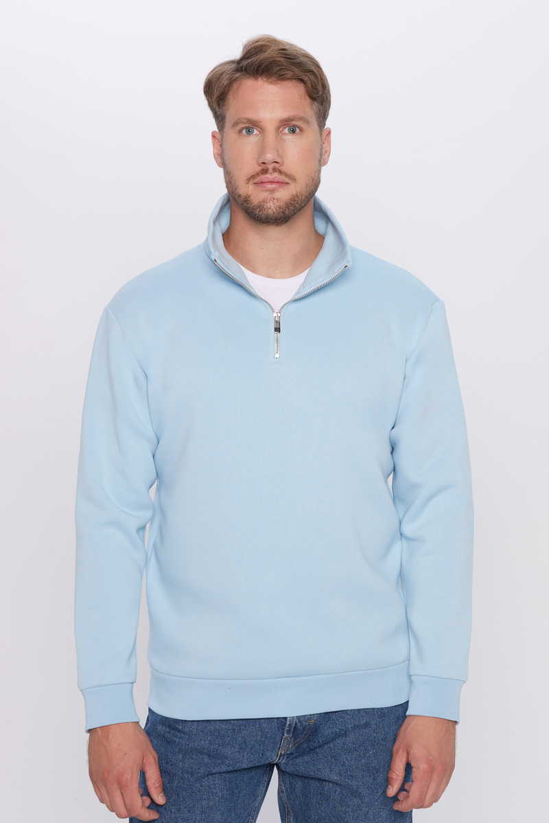 Plain Blue Sweatshirt