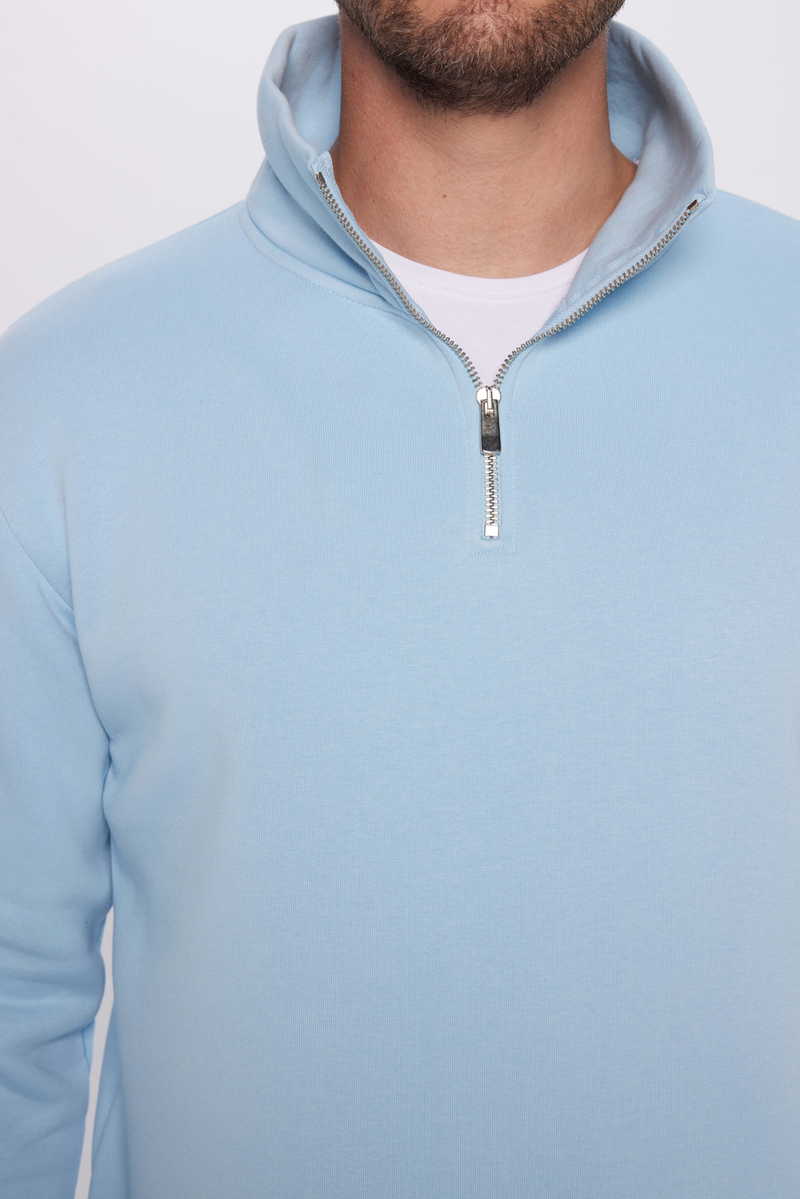 Plain Blue Sweatshirt