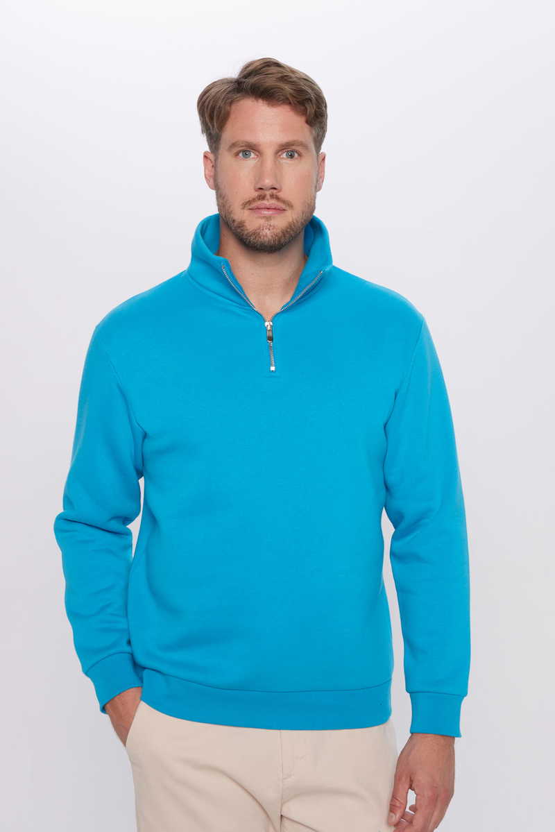 Plain Turquoise Sweatshirt